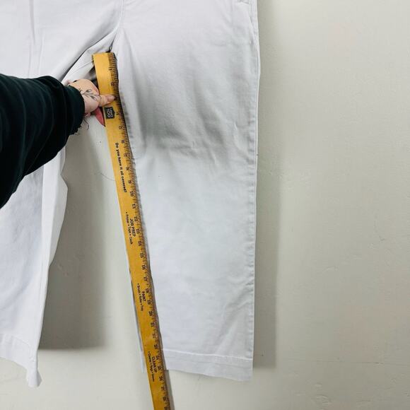 Gloria Vanderbilt Shape Effect High Rise Wide Leg Cropped Gray Pants Women’s 8 - Picture 4 of 8